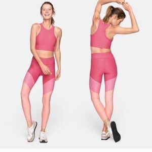 Outdoor Voices  7/8 Springs Leggings Sz S Pink Athletic Wear‎ Sustainable
